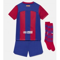 Maglie da calcio Barcelona Prima Maglia Bambino 2023-24 Manica Corta (+ Pantaloni corti)